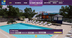 Desktop Screenshot of campingepibleu.com